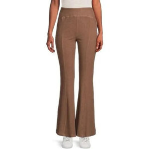 🆑Area Stars Ribbed Flare Pants Womens Brown Size XS
